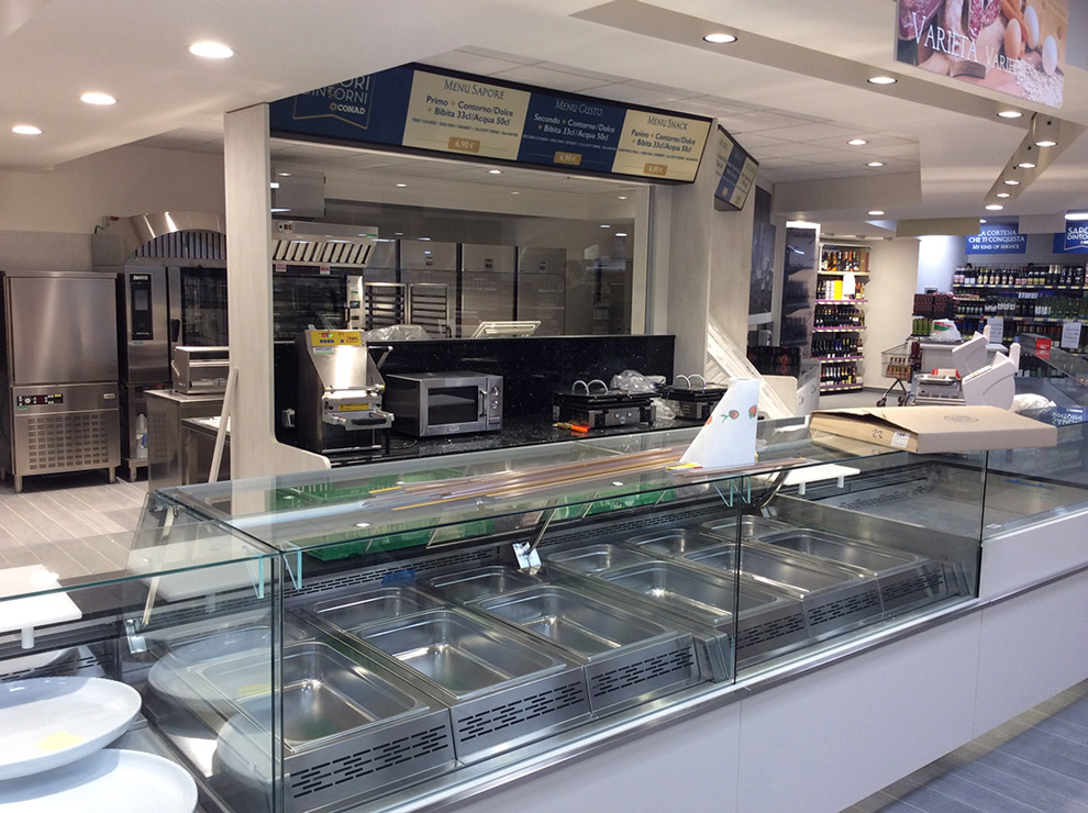 Allestimento reparto macelleria supermercati