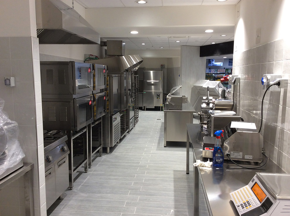 Allestimento reparto macelleria supermercati