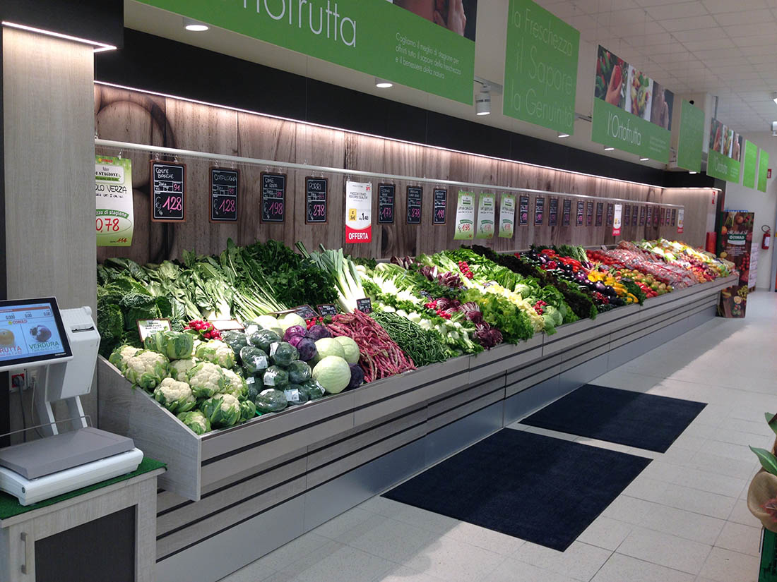 Allestimento arredi supermercati