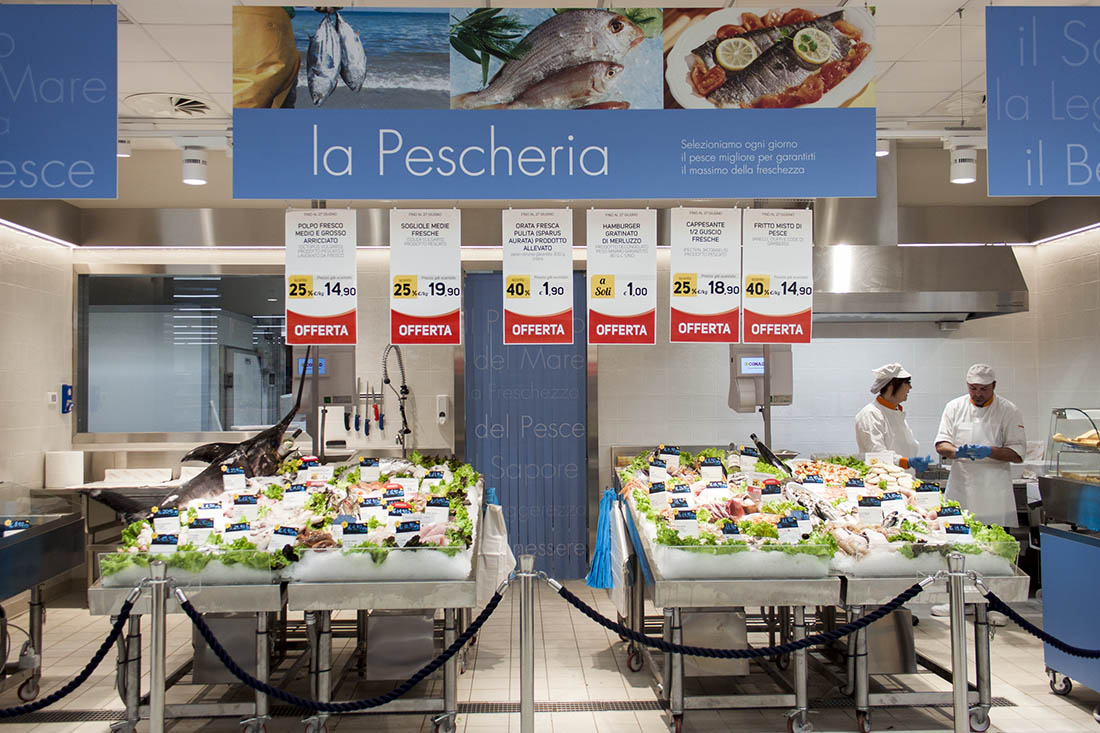 Allestimento reparto macelleria supermercati